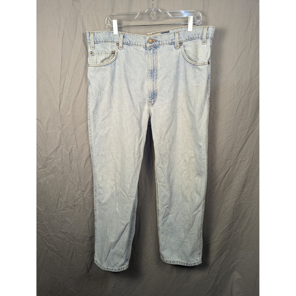 Levi Strauss Signature 540 Relaxed Fit Light Wash Denim Jeans 40x29